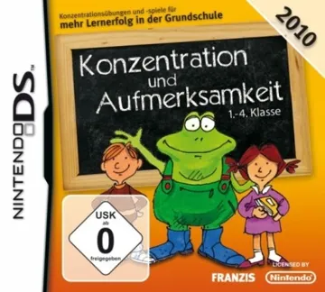 Konzentration und Aufmerksamkeit 1.-4. Klasse (Germany) box cover front